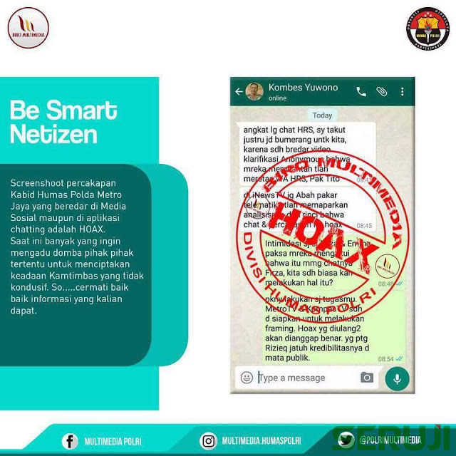 Klarifikasi Humas Polri humas polri