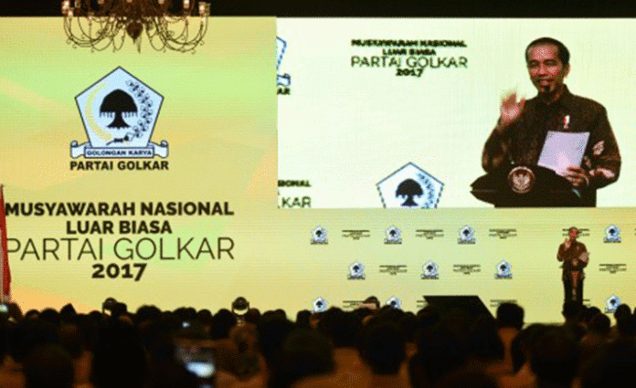 Presiden Jokowi Munaslub Partai Golkar 2017